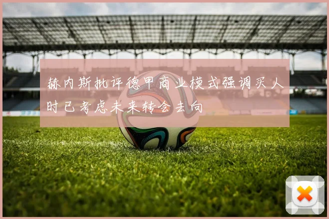 赫内斯批评德甲商业模式强调买人时已考虑未来转会去向